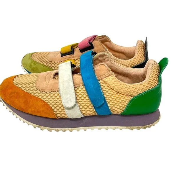 Charlotte Stone Conway Retro Mismatch Sneaker Casita US Size 10 Colorful Women - Picture 6 of 16